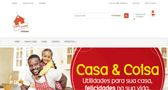 Desktop Screenshot of casaecoisa.com.br