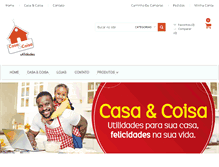 Tablet Screenshot of casaecoisa.com.br